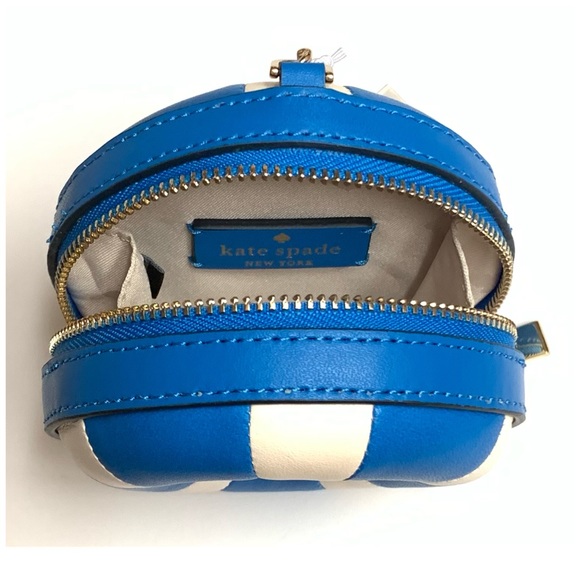 NWT Kate Spade♠️POOL FLOAT Smooth Leather Coin Purse/Small Wallet With Keychain - Picture 4 of 7